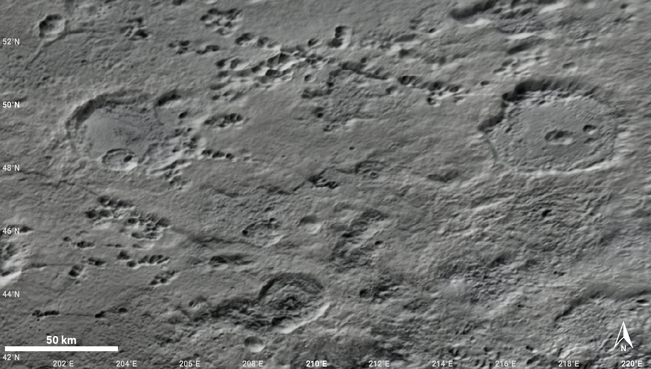 Image of Pluto's surface