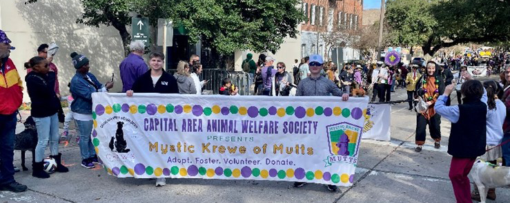 BAP students in the Krewe of Mutts parade