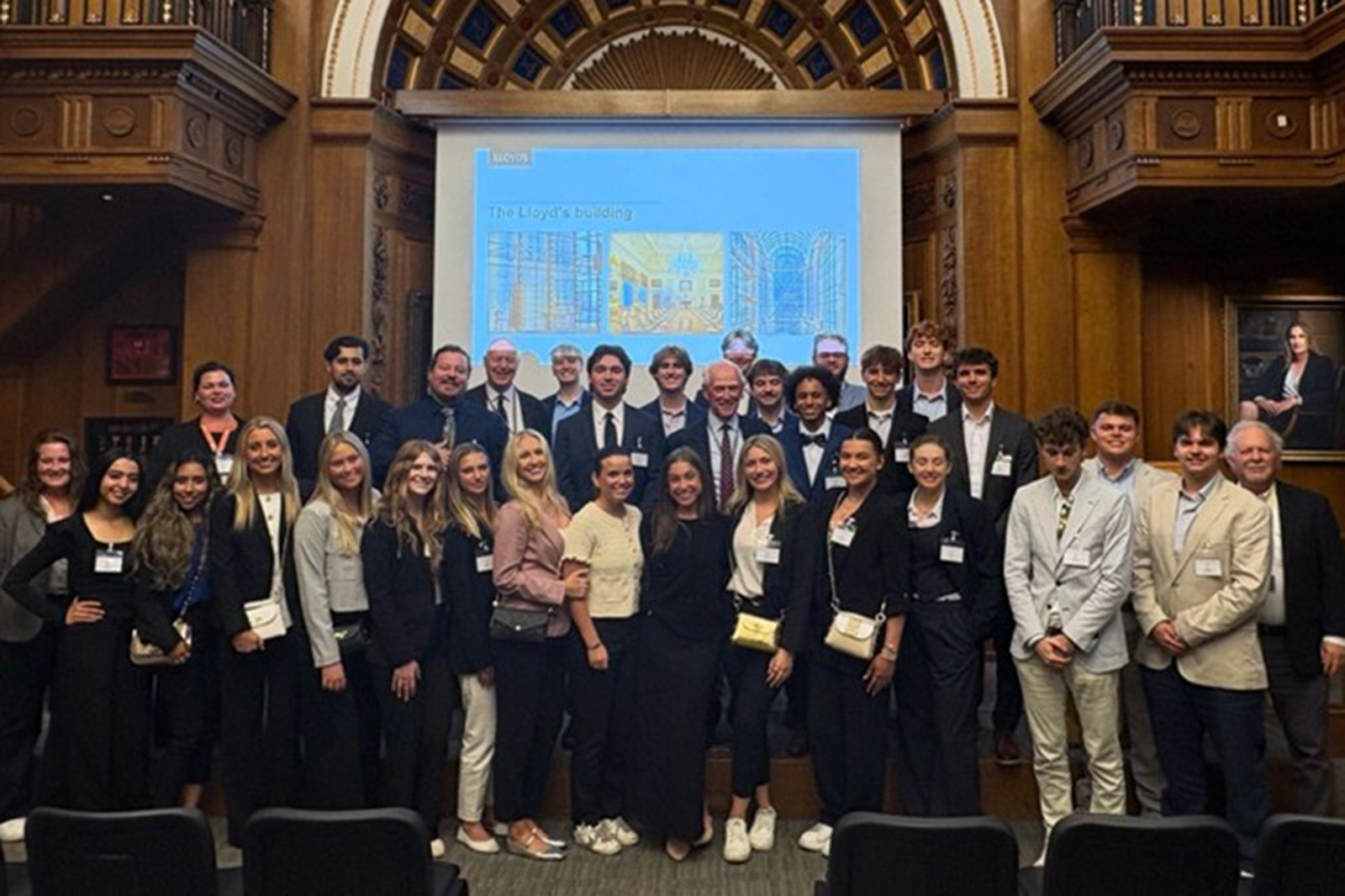 students at Lloyds of London