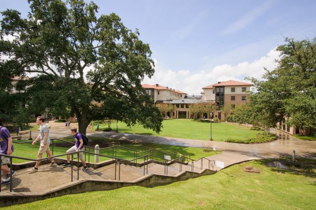 West Hall from a distance.