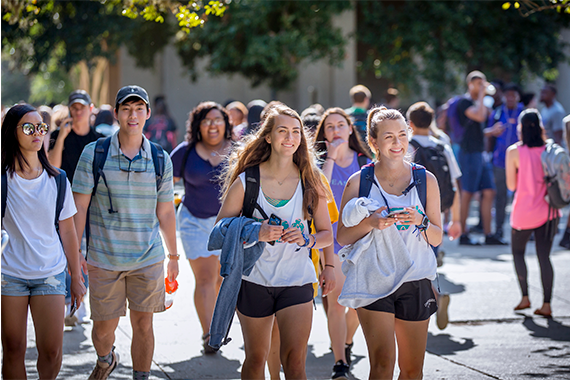 students in quad