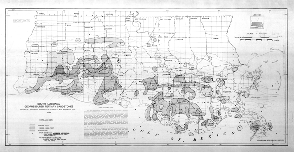 South Louisiana Geopressured Tertiary Sandstones, 1984 South Louisiana Geopressured Tertiary Sandstones, 1984
