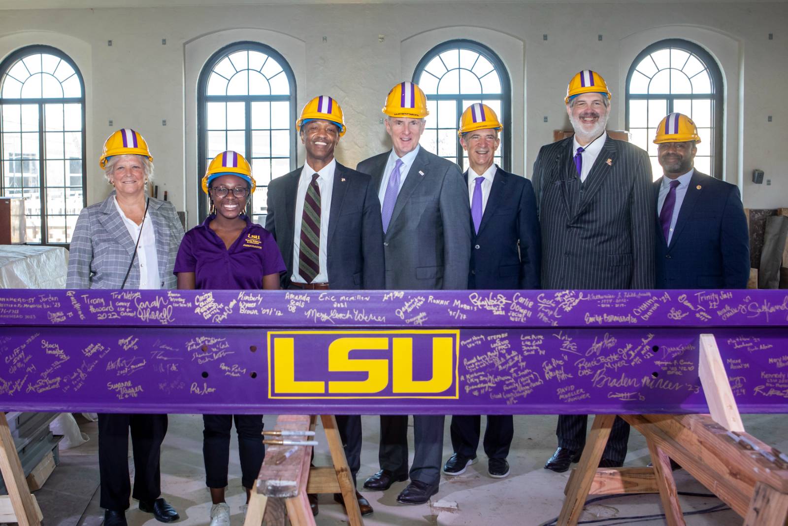 Ochsner Wellness Center Beam Signing