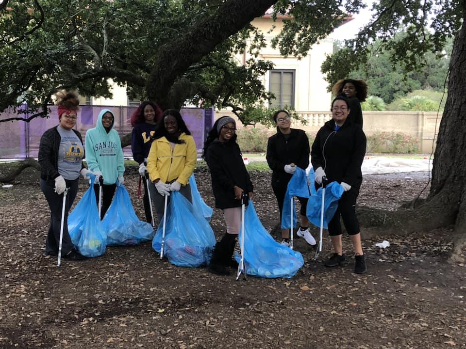 Group of volunteers.