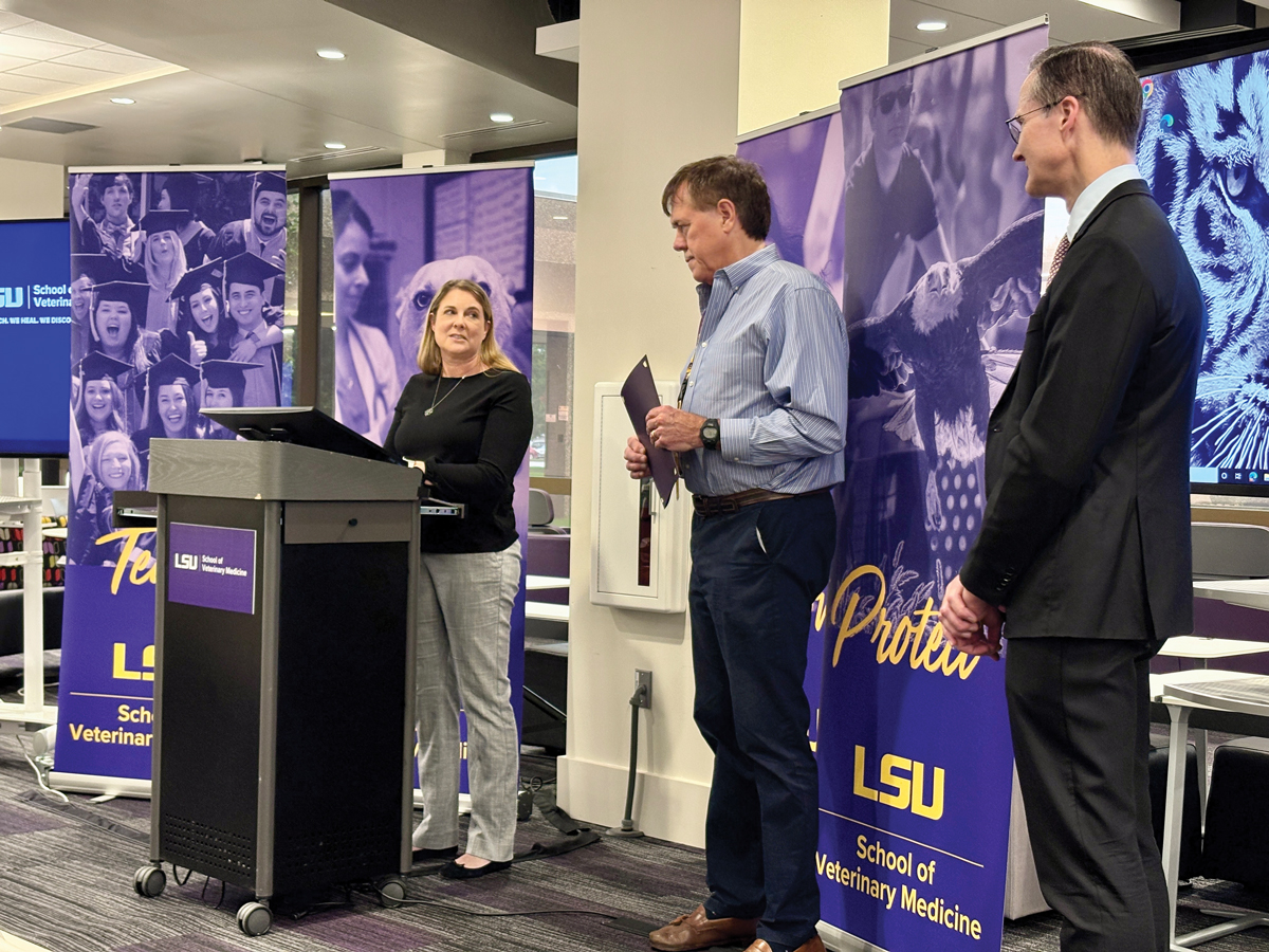 Dr. Renee Carter, Dr. Thomas Tully, Dean Oliver Garden